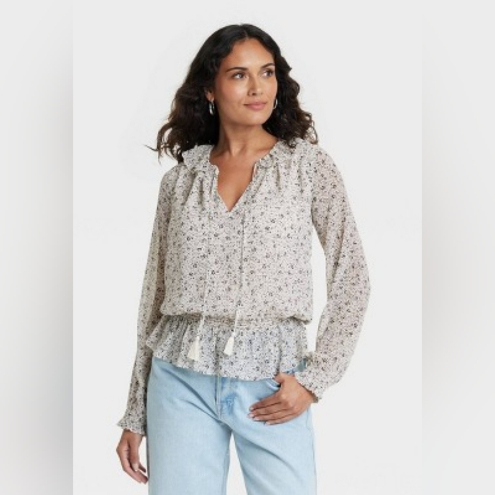 Universal Thread Medium‎ Floral Print Women's Top